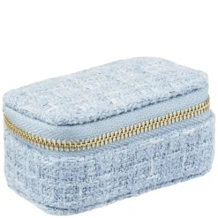 Tweed Jewellery Box Micro Cool Blue