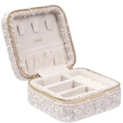 Tweed Jewellery Box Mini Pale Rose