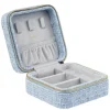 Tweed Jewellery Box Mini Cool Blue