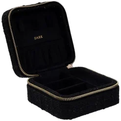 Tweed Jewellery Box Mini Black