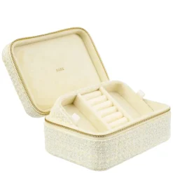 Tweed Jewellery Box Tweed Jewellery Box Pale Yellow