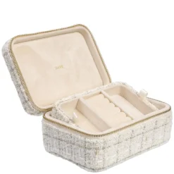 Tweed Jewellery Box Vanilla