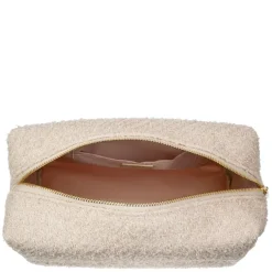 Tweed Make-Up Pouch Large Sand