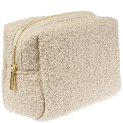 Tweed Make-Up Pouch Small Sand