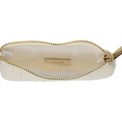 Tweed Mini Pouch Off White