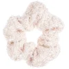 Tweed Scrunchie Pale Rose