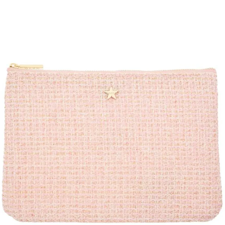 Tweed Small Pouch Light Rose