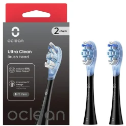 Ultra Clean Brush Head Black 2pcs