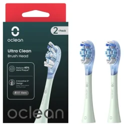 Ultra Clean Brush Head Green 2pcs