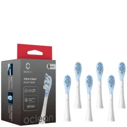 Ultra Clean Brush Head White 6pcs