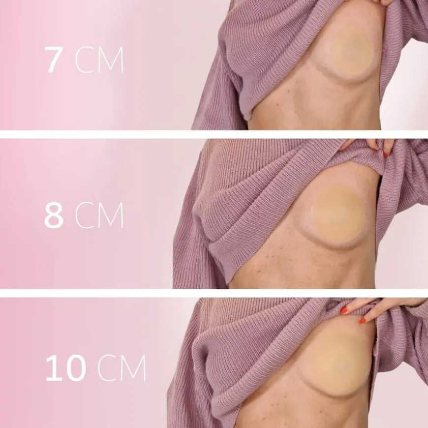 Ultra Thin Nipple Cover 7cm Light