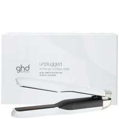 Unplugged Cordless Hair Straightener White