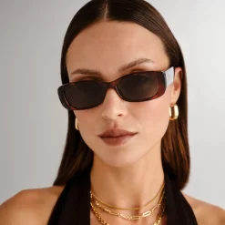 Unreal Toffee Tortoise With Khaki Mono Lens