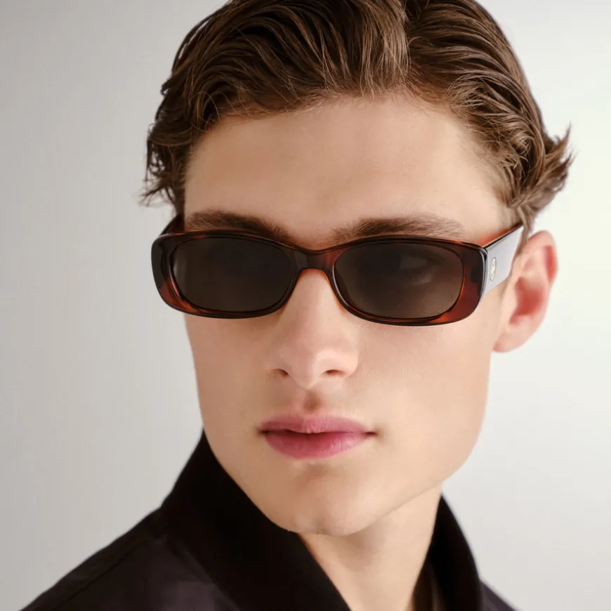 Unreal Toffee Tortoise With Khaki Mono Lens