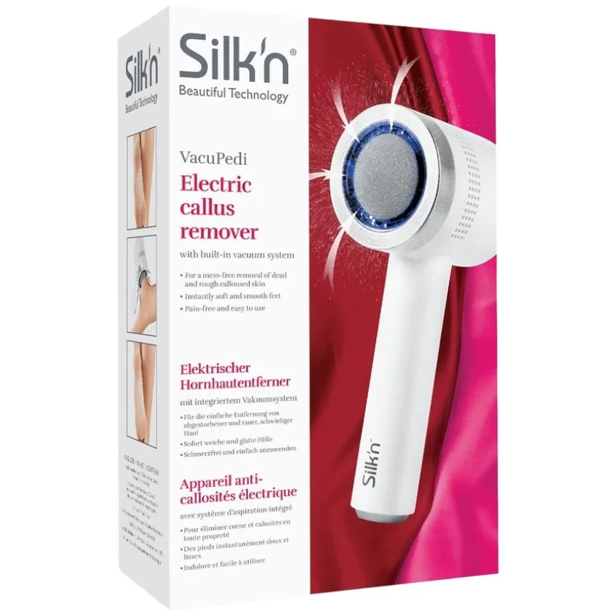 VacuPedi Callus Remover -Silver