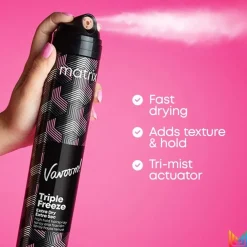 Vavoom Triple Freeze Extra Dry Hairspray 300ml