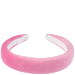 Velvet Hair Band Broad Bubblegum Pink