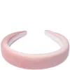 Velvet Hair Band Broad Light Rose
