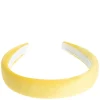 Velvet Hair Band Broad Sun Yellow