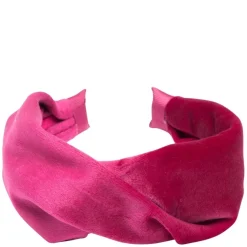 Velvet Hair Band Folded Wildberry