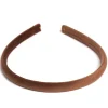 Velvet Hair Band Thin Cognaq