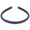 Velvet Hairband Thin Navy Blue