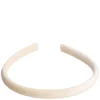 Velvet Hairband Thin Vanilla
