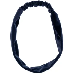 Velvet Headband Navy Blue