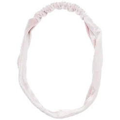 Velvet Headband Sparkled Pale Rose