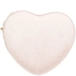 Velvet Heart Jewellery Box Sparkled Pale Rose
