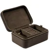 Velvet Jewellery Box Chocolate Brown