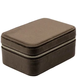 Velvet Jewellery Box Chocolate Brown