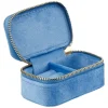 Velvet Jewellery Box Micro Ibiza Blue