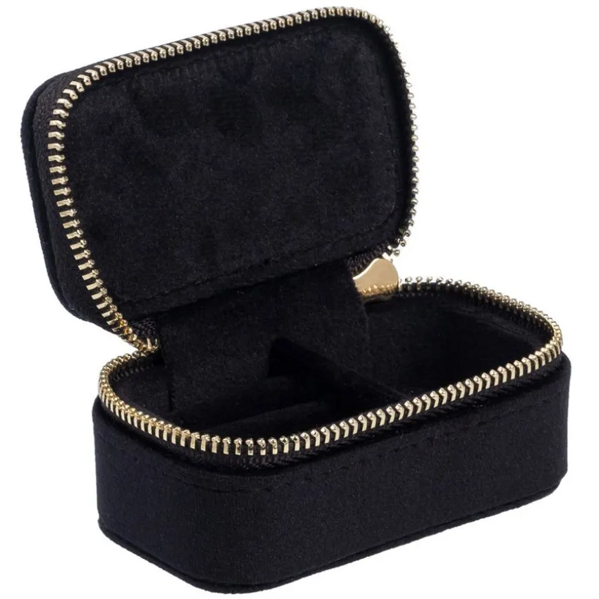Velvet Jewellery Box Micro Black