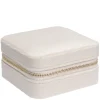 Velvet Jewellery Box Mini Vanilla