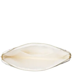 Velvet Mac Cover Off White Butterfly Pattern