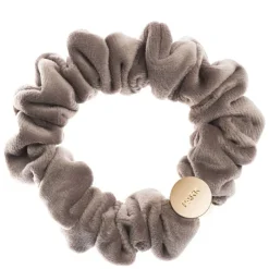Velvet Mini Schrunchie Taupe