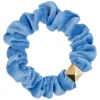 Velvet Mini Scrunchie Ibiza Blue