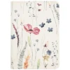 Velvet Passport Cover Multicolor Flower Pattern