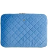 Velvet Quilted Mac Cover Ibiza Blue