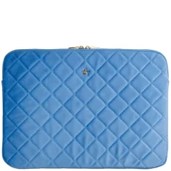 Velvet Quilted Mac Cover Ibiza Blue