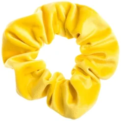 Velvet Scrunchie Sun Yellow