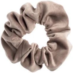 Velvet Scrunchie Taupe