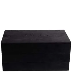 Velvet Stacker Jewellery Box Black