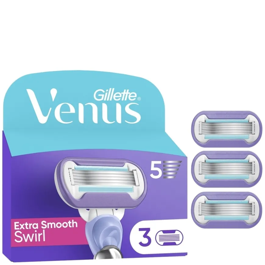 Venus Extra Smooth Swirl Razor Blades 3pcs