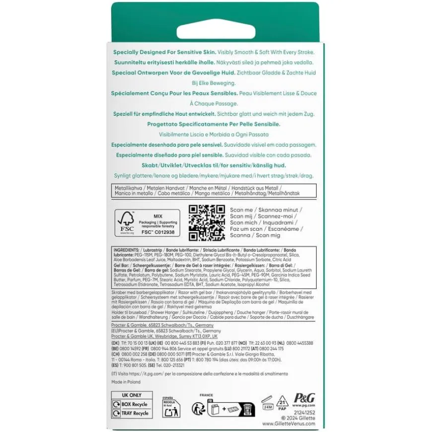 Venus Pro ComfortGlide Sensitive Razor