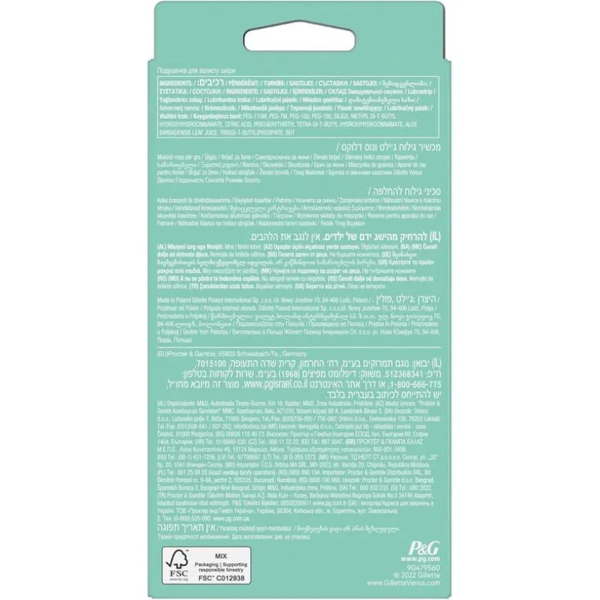 Venus Pro Smooth Sensitive Razor 3pcs