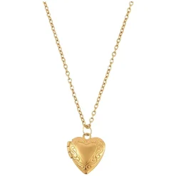 Vera Heart Locket Necklace