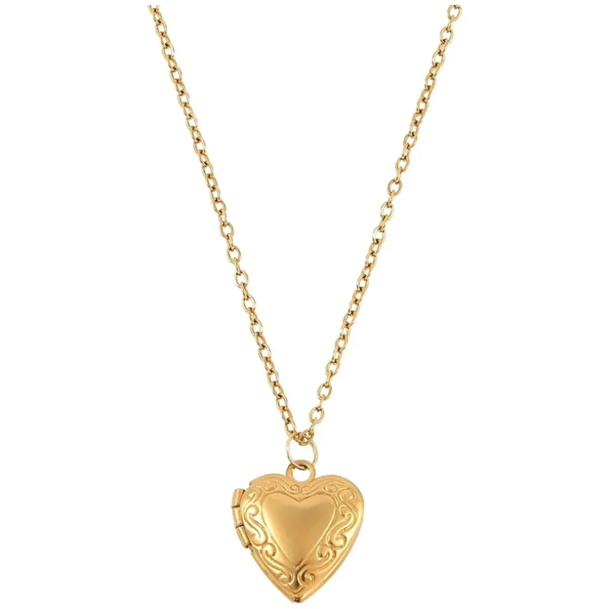 Vera Heart Locket Necklace