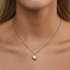 Vera Heart Locket Necklace